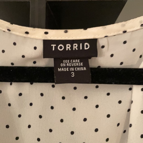 TORRID BABYDOLL BLOUSE 3x - Picture 3 of 5